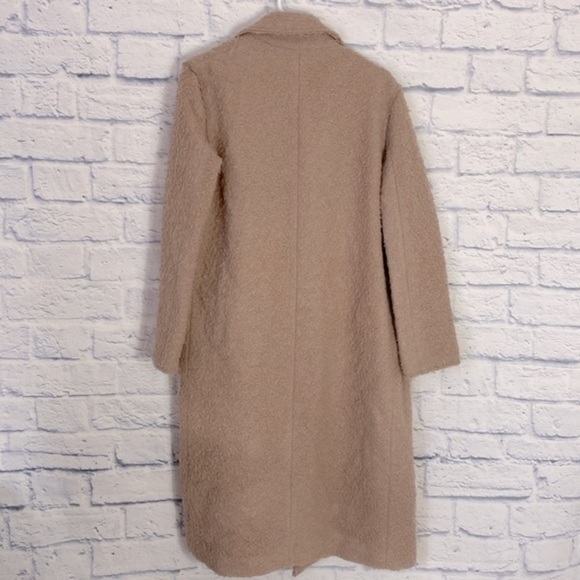 Helmut Lang camel shaggy alpaca coat medium - Picture 6 of 11